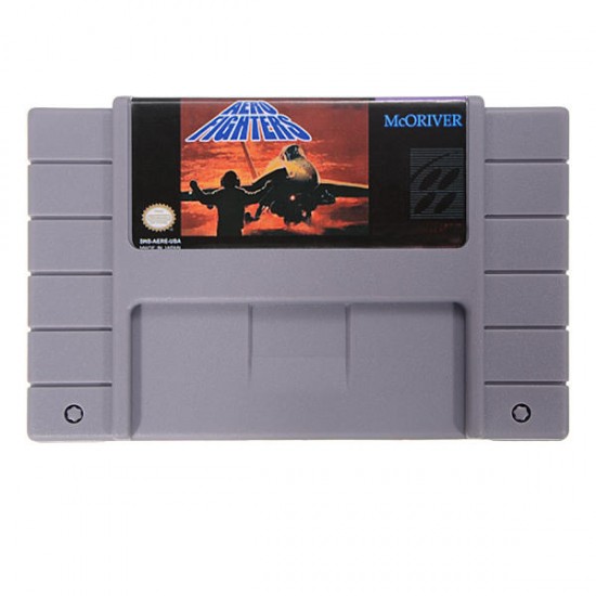 Aero Fighters 16 Bit 46 Pin Game Cartridge Card for SFC SNES NTSC System