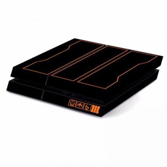 Black Skin Sticker for PS4 Play Station 4 Console + 2 Controller Protector Skin