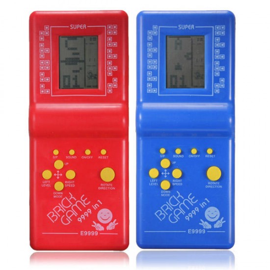 Classic Fun Tetris Hand Held LCD Retro Game Toys Brick