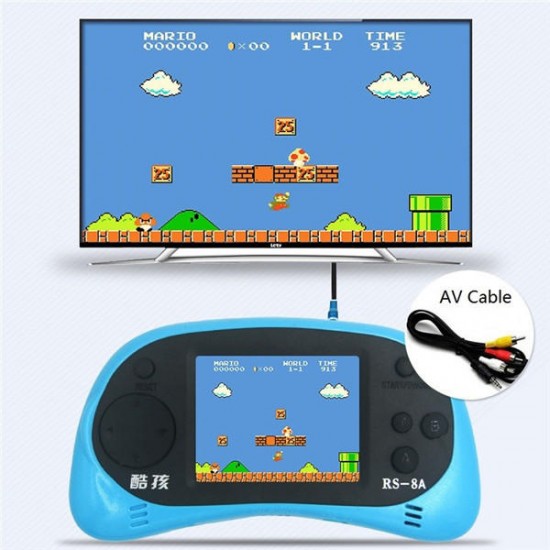 Coolboy RS-8 8Bit 2.5inch Screen Built-in 260 Different Classic Games Handheld Game Consoles with AV Cable