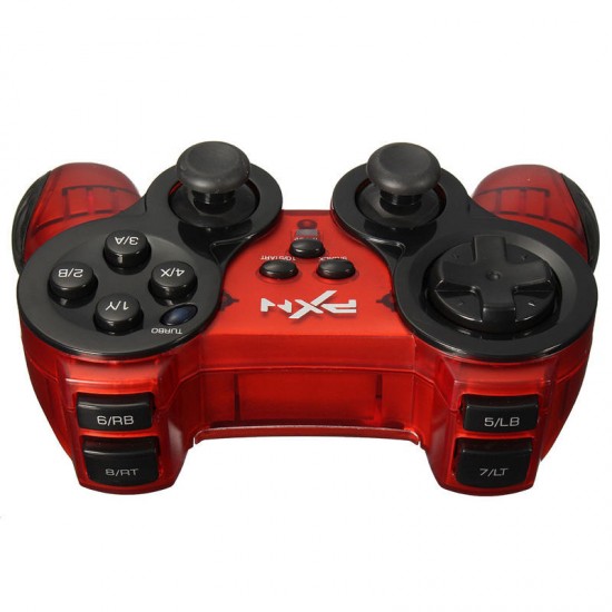 PXN-2902 Sword 2.4G Wireless Zero Delay Turbo Dual Vibration Joystick Gamepad for PS3 PC PXN-2902 Sword 2.4G Wireless Zero Delay Turbo Dual Vibration Joystick Gamepad for PS3 PC