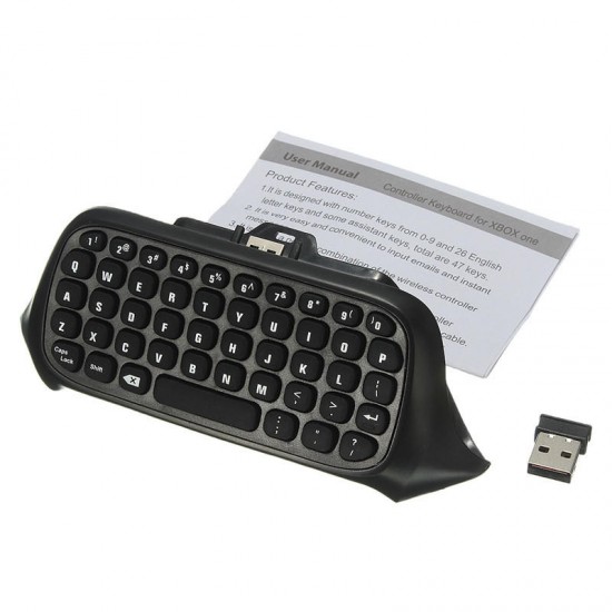 2.4G Mini Wireless Chatpad Message Keyboard for Xbox One Controller