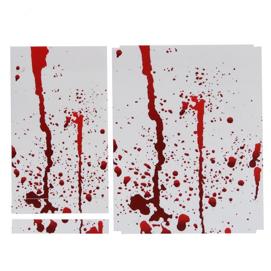Bloody Skin Decals Stickers Cover for Xbox One S Game Console & 2 Controllers Bloody Skin Decals Stickers Cover for Xbox One S Game Console & 2 Controllers
