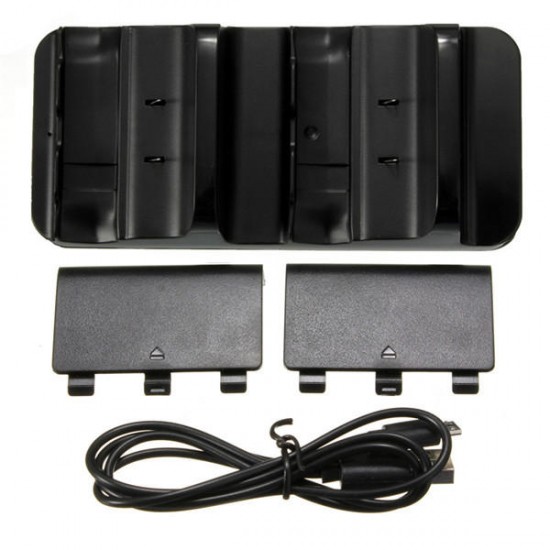 Dual USB Charging Dock Controllers Charger With Batteries For X One Dual USB Charging Dock Controllers Charger With Batteries For X One