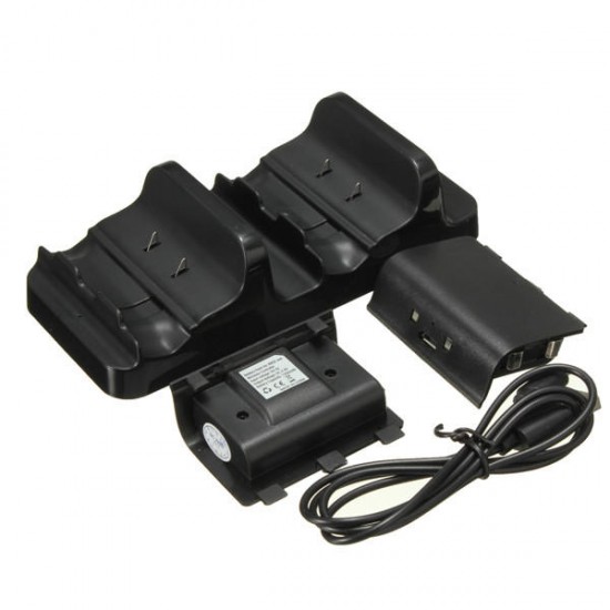 Dual USB Charging Dock Controllers Charger With Batteries For X One Dual USB Charging Dock Controllers Charger With Batteries For X One