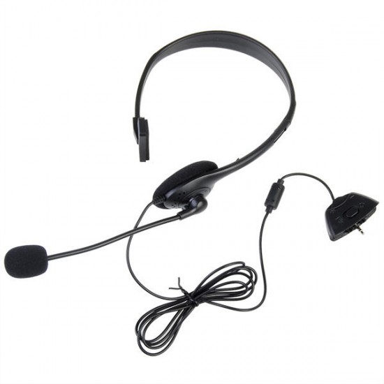 XBOX 360 Black Headphone Wired Premium Microphone Headset XBOX 360 Black Headphone Wired Premium Microphone Headset