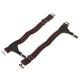 1Pair Suspender Double Grip Clip Men's Sock Adjustable Elastic Single Durable Buckle