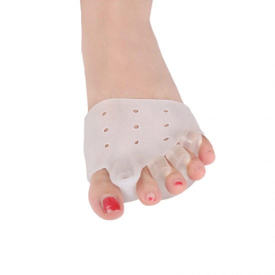2 Pairs/ Set Toe Separator Tibia Corrector Set Forefoot Pad Toe Separator Comber Foot Care Kit
