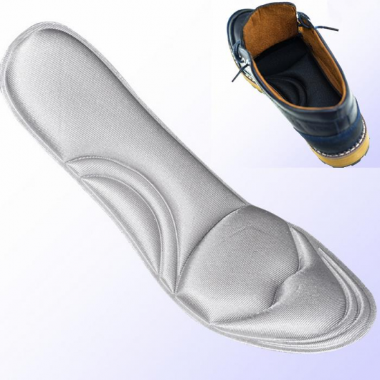 4D Memory Foam Foot Support Breathable Damping Insoles Pain Relief Low-resilience Shoe Pads