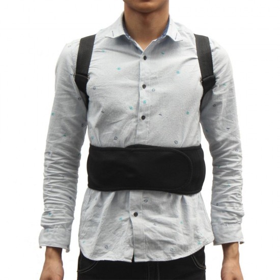 Magnetic Breathable Posture Corrector Hunchbacked Support Lumbar Back Brace Unisex Correction Belt