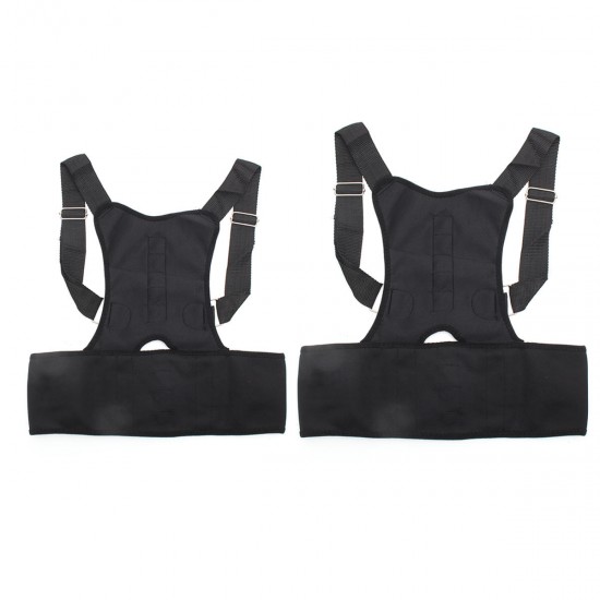 Magnetic Breathable Posture Corrector Hunchbacked Support Lumbar Back Brace Unisex Correction Belt