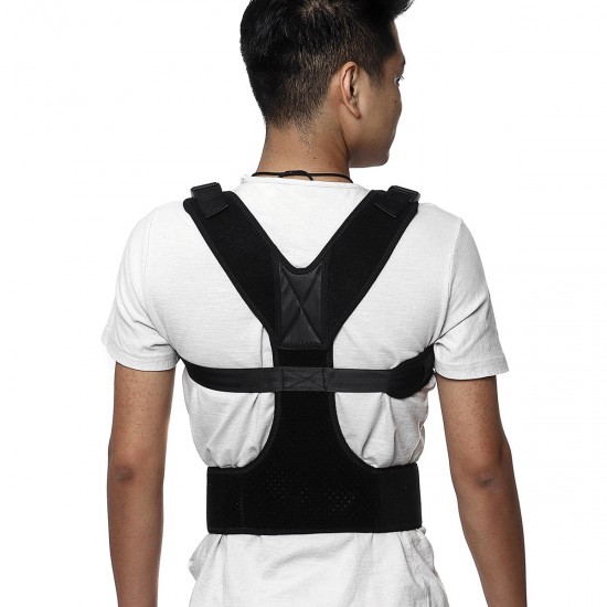 6 Type Back Posture Brace Belt Shoulder Support Corrector Pain Therapy Men Women