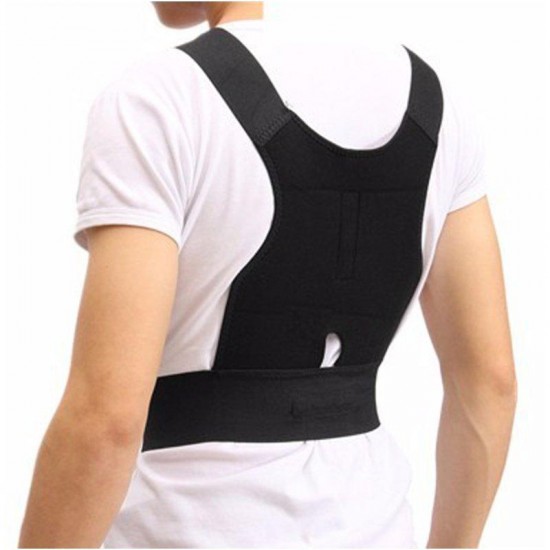 Adjustable Back Support Posture Corrector Belt Shoulder Lumbar Brace