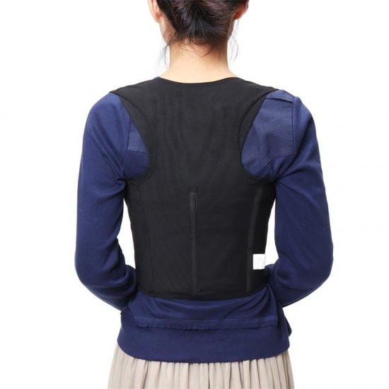 Plus Size Adjustable Hunchbacked Posture Corrector Lumbar Support Brace Correction Belt Lower Back Pain Relief