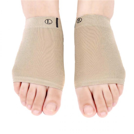 Stretchable Ventilate Silica Gel Platypodia Corrector Foot Care Support Cushion Pain Relif