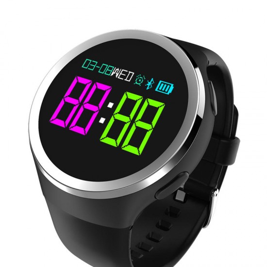 OLED Multicolor Smart Watch Blood Pressure Heart Rate Health Tools IP67 Waterproof Bracelet