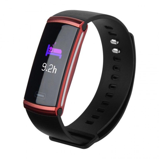 S7 OLED IP67 Heart Rate Step Pedometer Smart Bracelet Turn Waist To Control Wristband