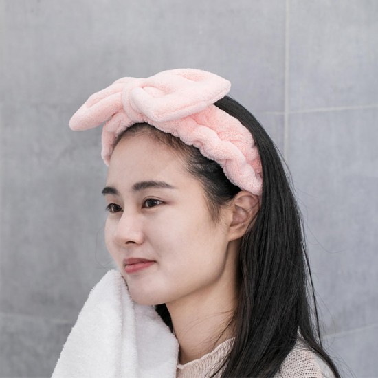 XIAOMI Jordan&Judy Adjustable Hair Band Make Up Skin Care Soft Elastic Headwear Home Office Travel
