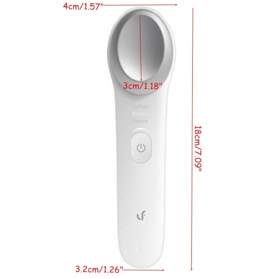 XIAOMI LEFAN Electric Cold Warm Eye Massager Wand Auto Smart Sensor Temperature Control Relieves Dark Circles Puffiness Eye Care Relax With USB Port XIAOMI LEFAN Electric Cold Warm Eye Massager Wand Auto Smart Sensor Temperature Control Relieves Dark Circles Puffiness Eye Care Relax With USB Port