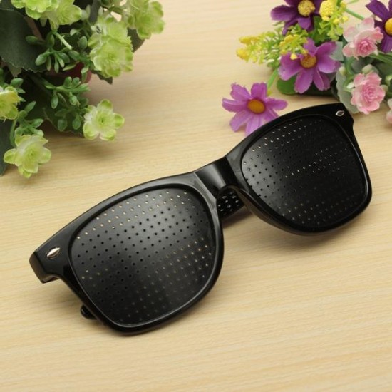 Anti Fatigue Eyesight Vision Improve Pin Holes Stenopeic Pinhole Glasses Eye Care Sun Glassess Anti Fatigue Eyesight Vision Improve Pin Holes Stenopeic Pinhole Glasses Eye Care Sun Glassess