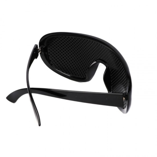 Black Vision Care Pinhole Eyeglasses Eye Exercise Eyesight Improve Plastic Reading Glasses Black Vision Care Pinhole Eyeglasses Eye Exercise Eyesight Improve Plastic Reading Glasses