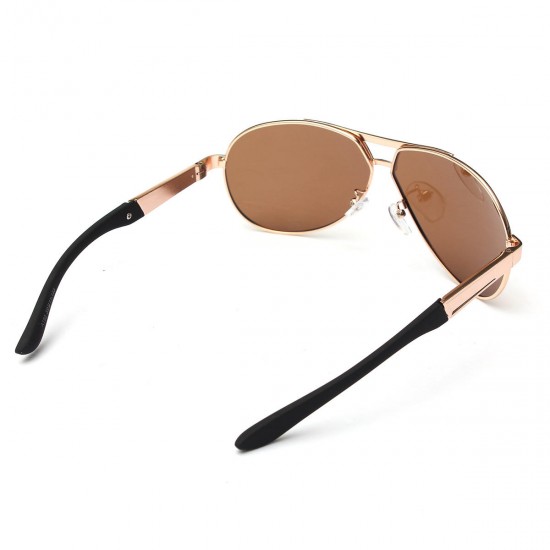 Men's Gold Polarized Sunglasses Driving Eyewear Glasses Outdoor Sport