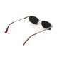 Metal Frame Pinhole Glasses Eyewear Eyesight Vision Improve Training Reading Glasses