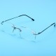 Half Metal Rim Multi Focus Progressive Reading Glasses