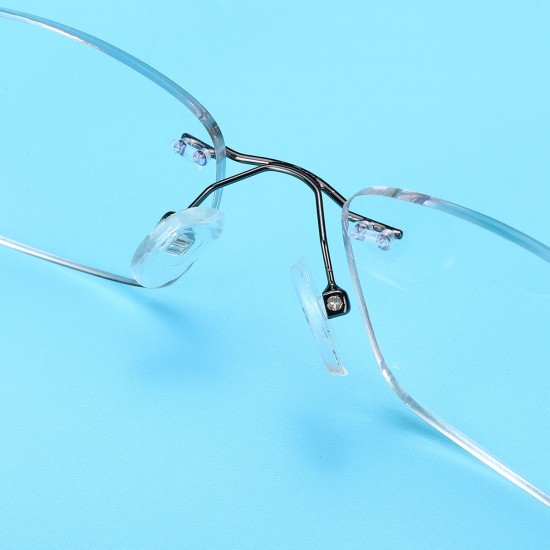 Half Metal Rim Multi Focus Progressive Reading Glasses
