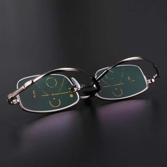KCASA Customized Intelligent Reading Glasses Progressive Multifocal Lens Presbyopia Memory Alloy Frame KCASA Customized Intelligent Reading Glasses Progressive Multifocal Lens Presbyopia Memory Alloy Frame