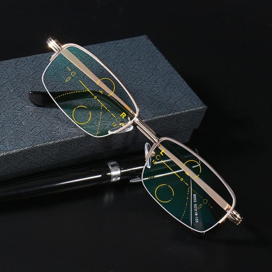 KCASA Intelligent Reading Glasses Progressive Multifocal Lens Presbyopia Alloy Frame Anti Fatigue KCASA Intelligent Reading Glasses Progressive Multifocal Lens Presbyopia Alloy Frame Anti Fatigue
