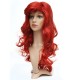 24inch Synthetic Former Lace Wig Long Wavy Hair Full Wigs Cosplay With Classic Cap