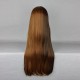 70cm Mix Brown Two Tone Harajuku High Temperature Heat Friendly Synthetic Costume Cosplay Wig