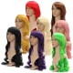 75cm Women Long Wavy Curly Hair Anime Cosplay Party Full Wig Wigs