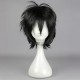 Black Straight Short Cosplay Wig Synthetic of High-Temperature Resistant Anime Costume Hair