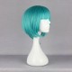 Harajuku Powder-Blue Short Synthetic Fiber High Temperature Cosplay Wig Anime Costume Hair