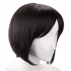 5 Colors Capless Remy Mono Top Short Straight Real Virgin Human Hair Wig