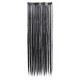 7Pcs Clip In Synthetic Chemical Fiber Human Hair Extensions 22'' Long Straight