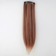 7Pcs NAWOMI Heat Resistant Friendly Clip In Synthetic Fiber Hair Extension 17.72 Inch Light Brown