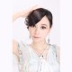 Women Front Fringe Neat Clip In Side Swept Bang Hairpiece