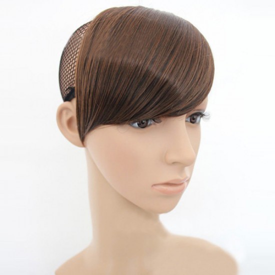 Women Hair Wigs Tilted Frisette Hair Piece 5 Colors Women Hair Wigs Tilted Frisette Hair Piece 5 Colors