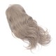 24 Inch Women Hair Platinum Blonde Front Lace Wigs Synthetic Heat Resistant Wig With Cap