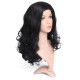 24'' Lady Wavy Full Lace Front Wig Plucked Fashion Black Hair