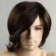 NAWOMI Men Short 100% Kanekalon Synthetic Wig Natural Curly Pop Art Soft Capless