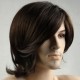 NAWOMI Men Short 100% Kanekalon Synthetic Wig Natural Curly Pop Art Soft Capless