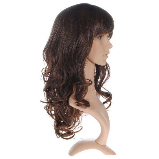 Sexy Lady Synthetic Fiber Long Curly Hair Wigs