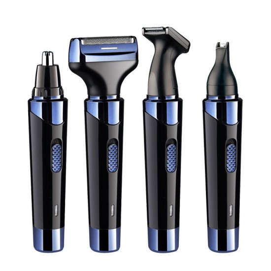 4 In 1 Electric Mini Washable Shaver Hair Trimmer Nose Hair Remover Multifunction Men Epilator