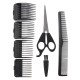 SURKER Men Electric Hair Clipper Trimmer Child Household Barber Hair Cutting Scissors Comb Brush