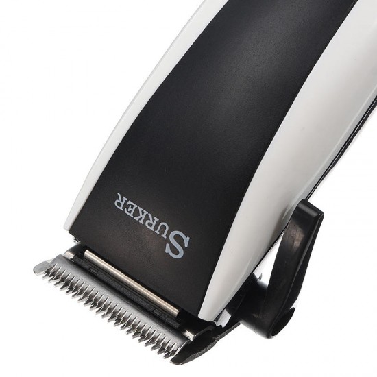 SURKER Men Electric Hair Clipper Trimmer Child Household Barber Hair Cutting Scissors Comb Brush