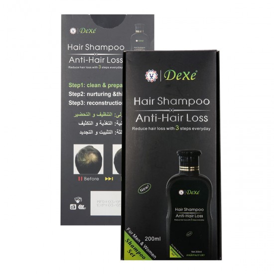 DEXE 200ml Anti-Hair Loss Hair Growth Shampoo Treatment Natural Ingredients